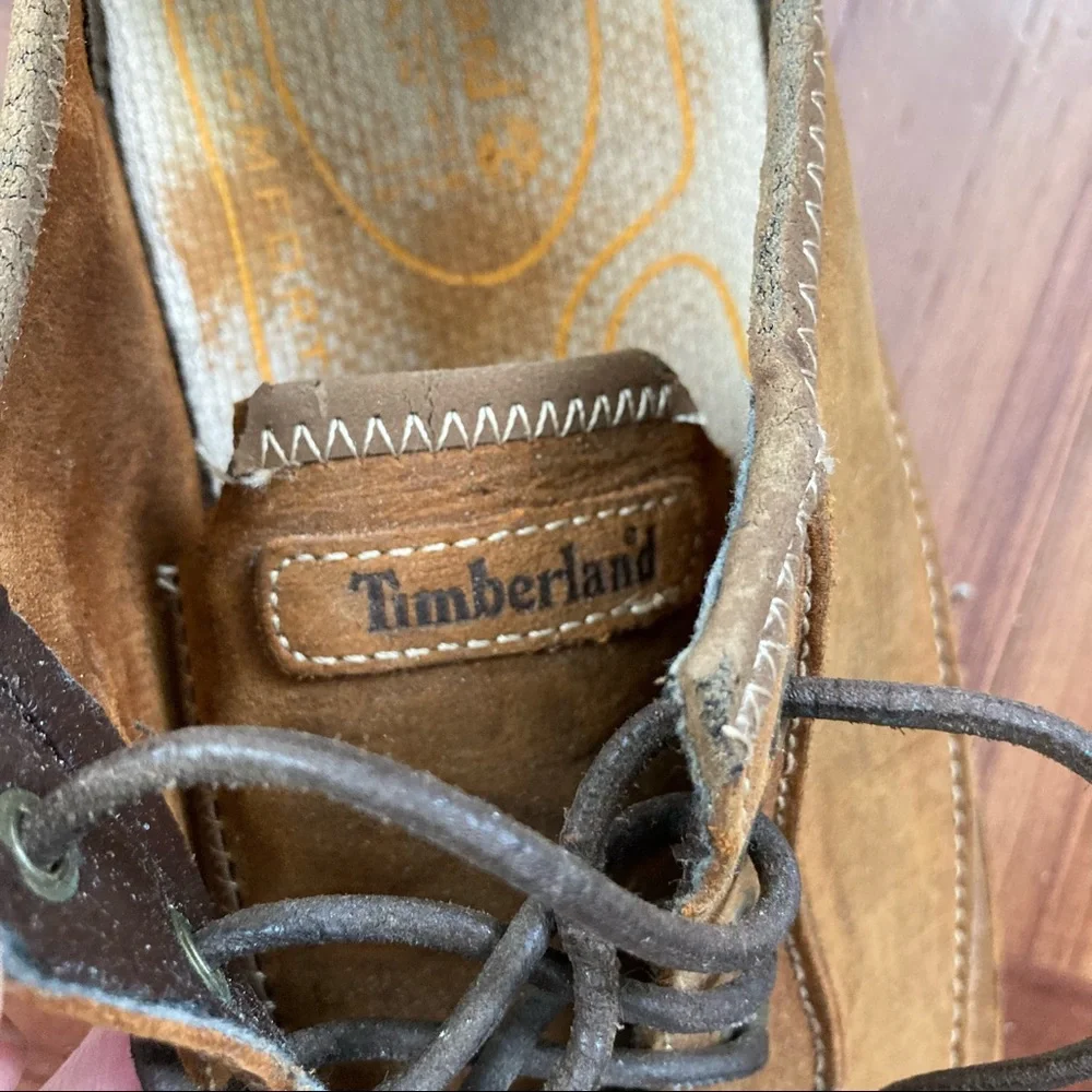 Timberland Smart Comfort Leather Oxford Shoes Men’s 8M Brown Waterproof